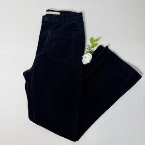 Chelsea & Violet Corduroy Bootcut Pants Size 25 Dark Navy Stretch Retro Flare